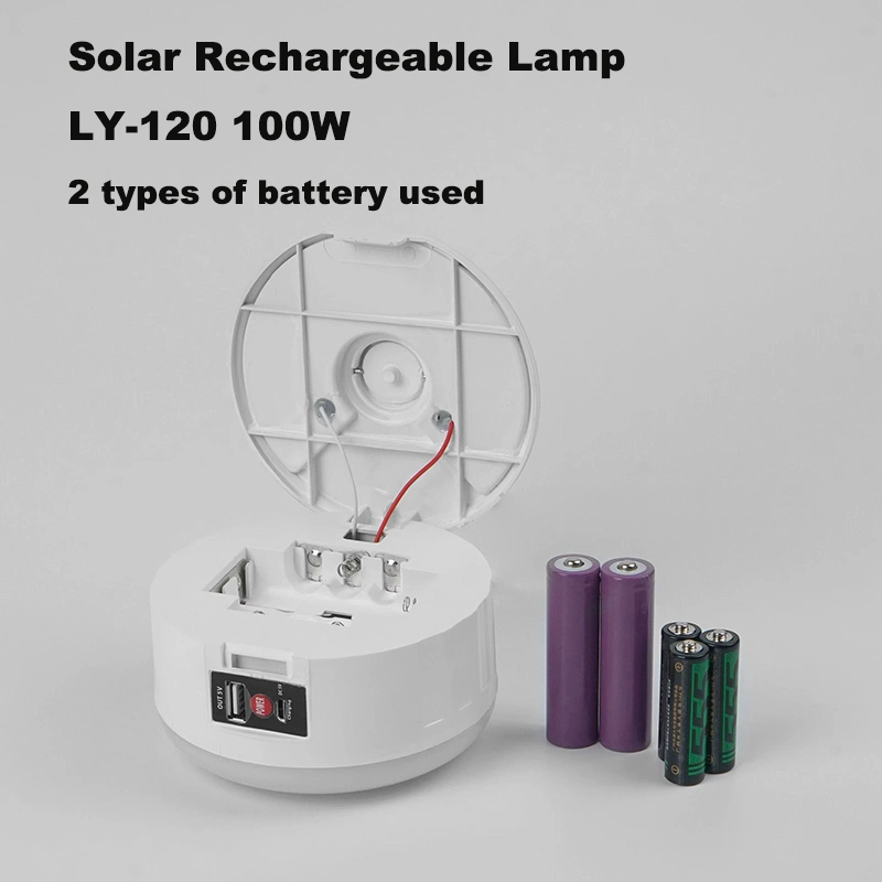 Solar Multi-Functional Emergency LED Light Bulb with USB Charging